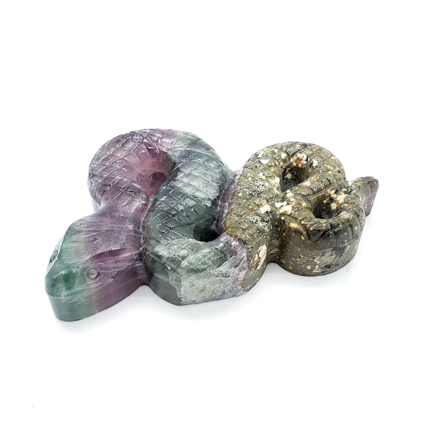 Rainbow Fluorite Snakes