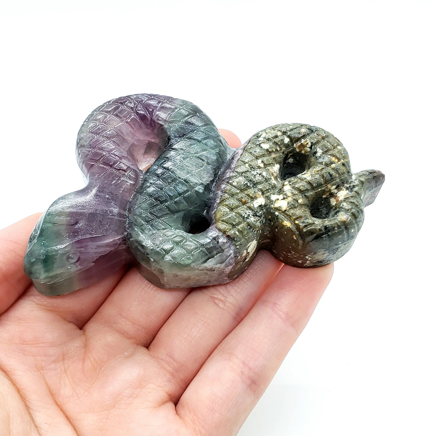 Rainbow Fluorite Snakes