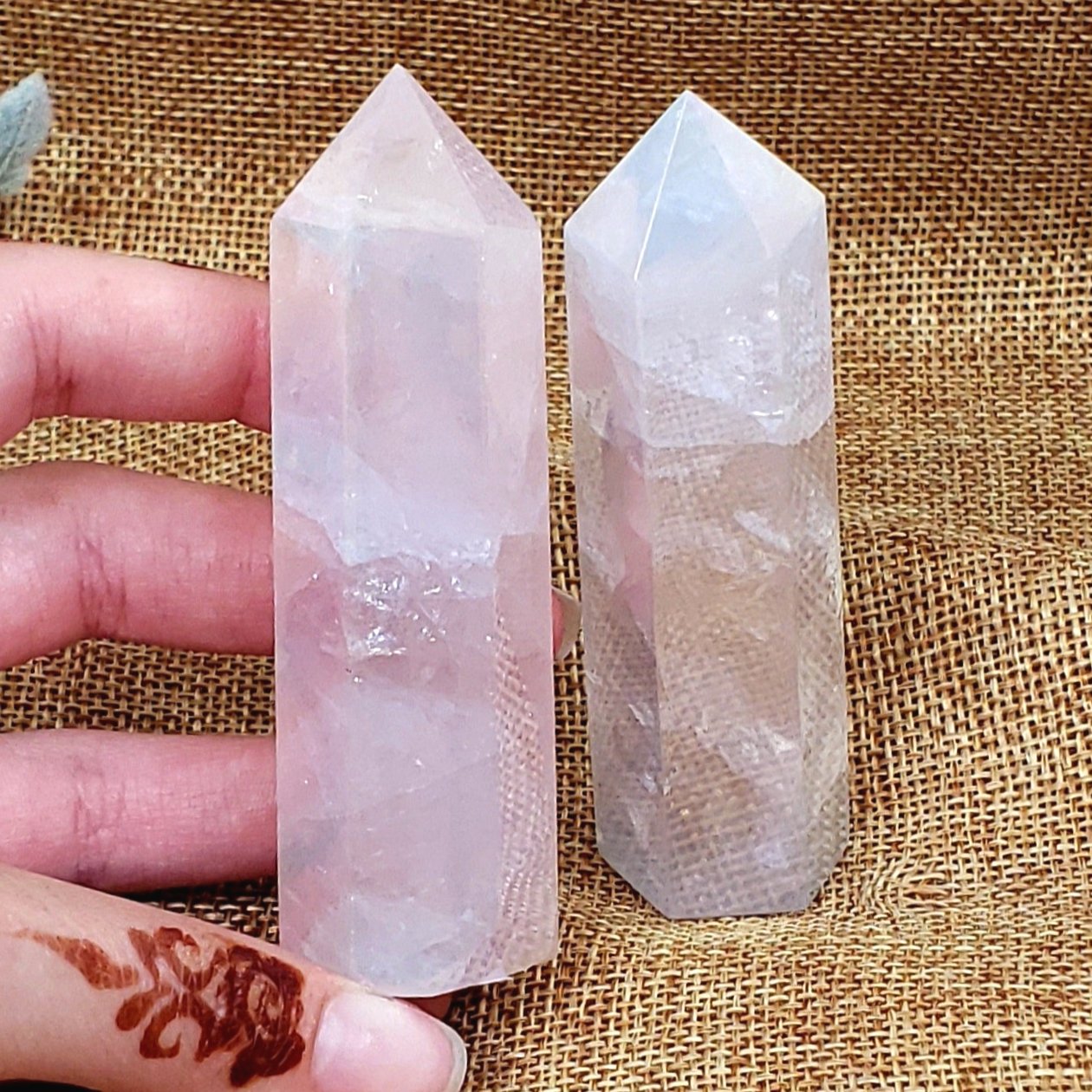 Aura Rose Quartz Points | Amplify Love and Emotional Healing