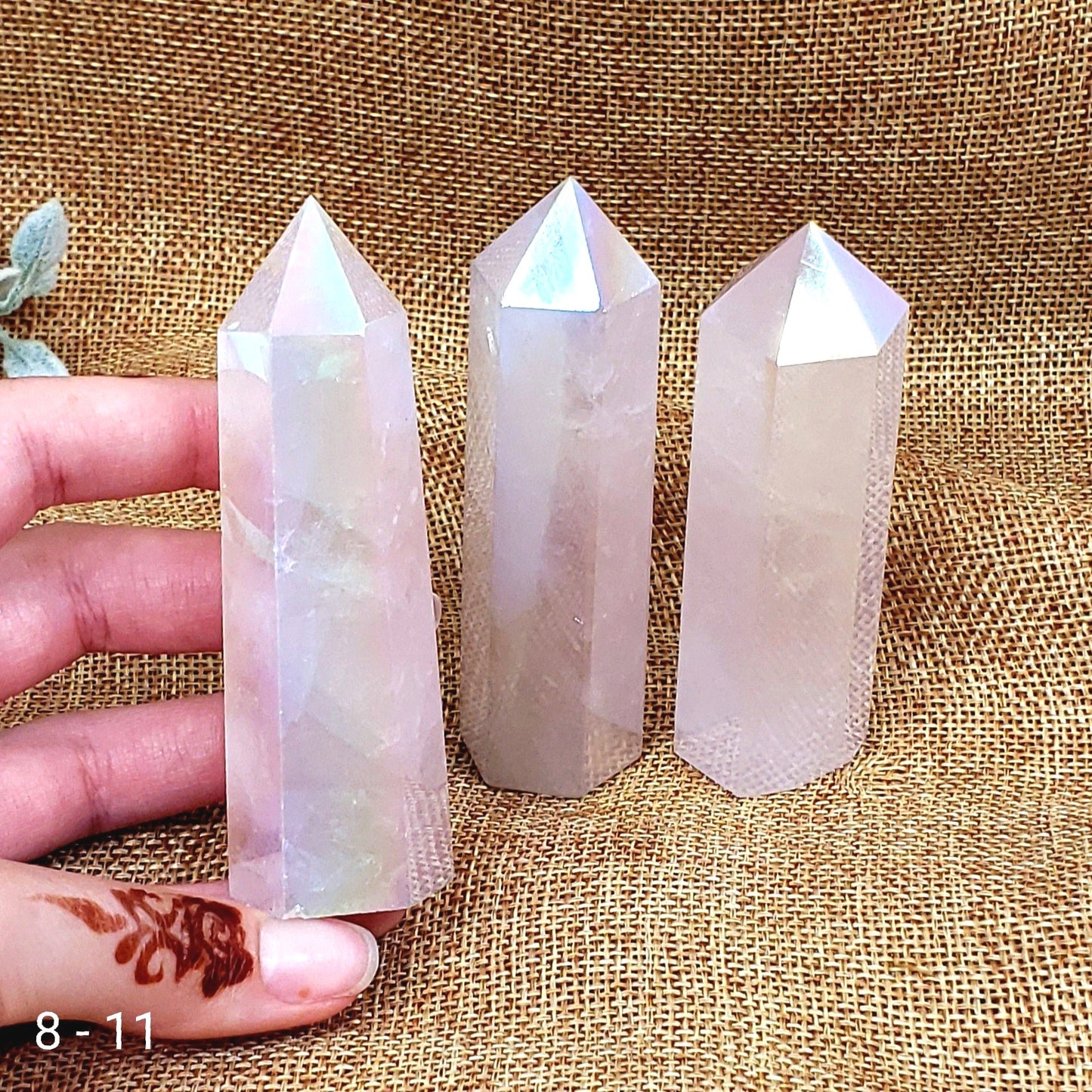 Aura Rose Quartz Points | Amplify Love and Emotional Healing