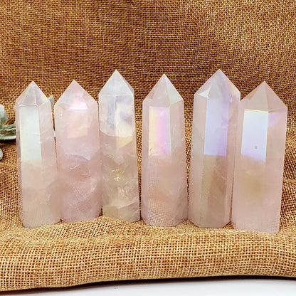 Aura Rose Quartz Points | Amplify Love and Emotional Healing