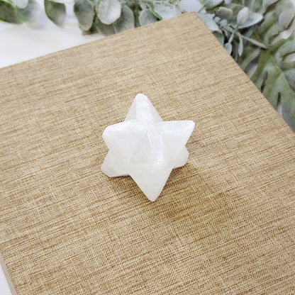 Small Selenite Merkaba