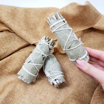 White Sage and Eucalyptus Wand – Cleanse, Refresh, and Protect Your Sacred Space