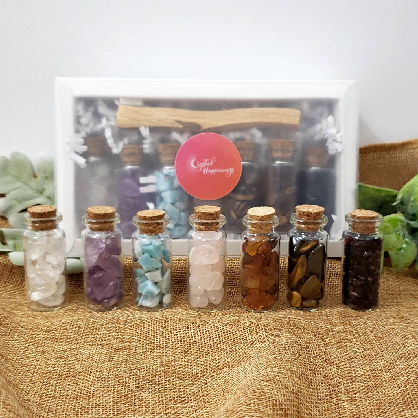 Small Gemstone Jars