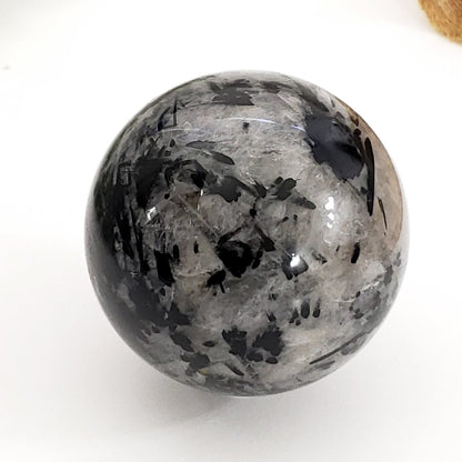 Black Tourmaline in Quartz Sphere (70 mm)