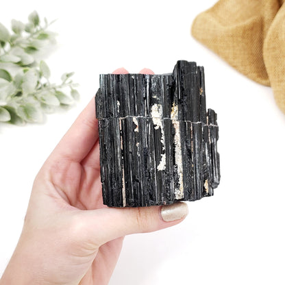 Natural Black Tourmaline Crystal