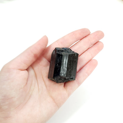 Black Tourmaline Semi-Polished Stones