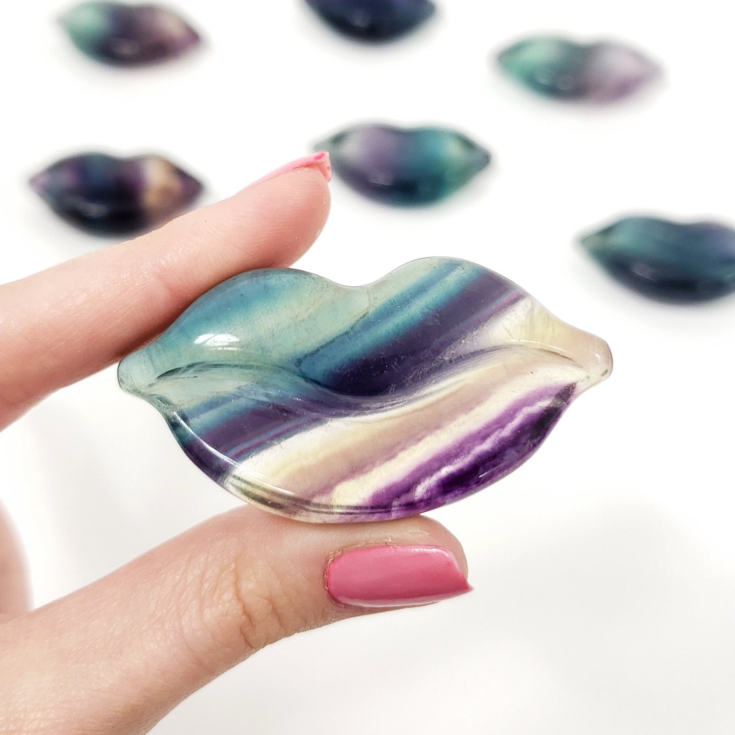 Rainbow Fluorite Lips