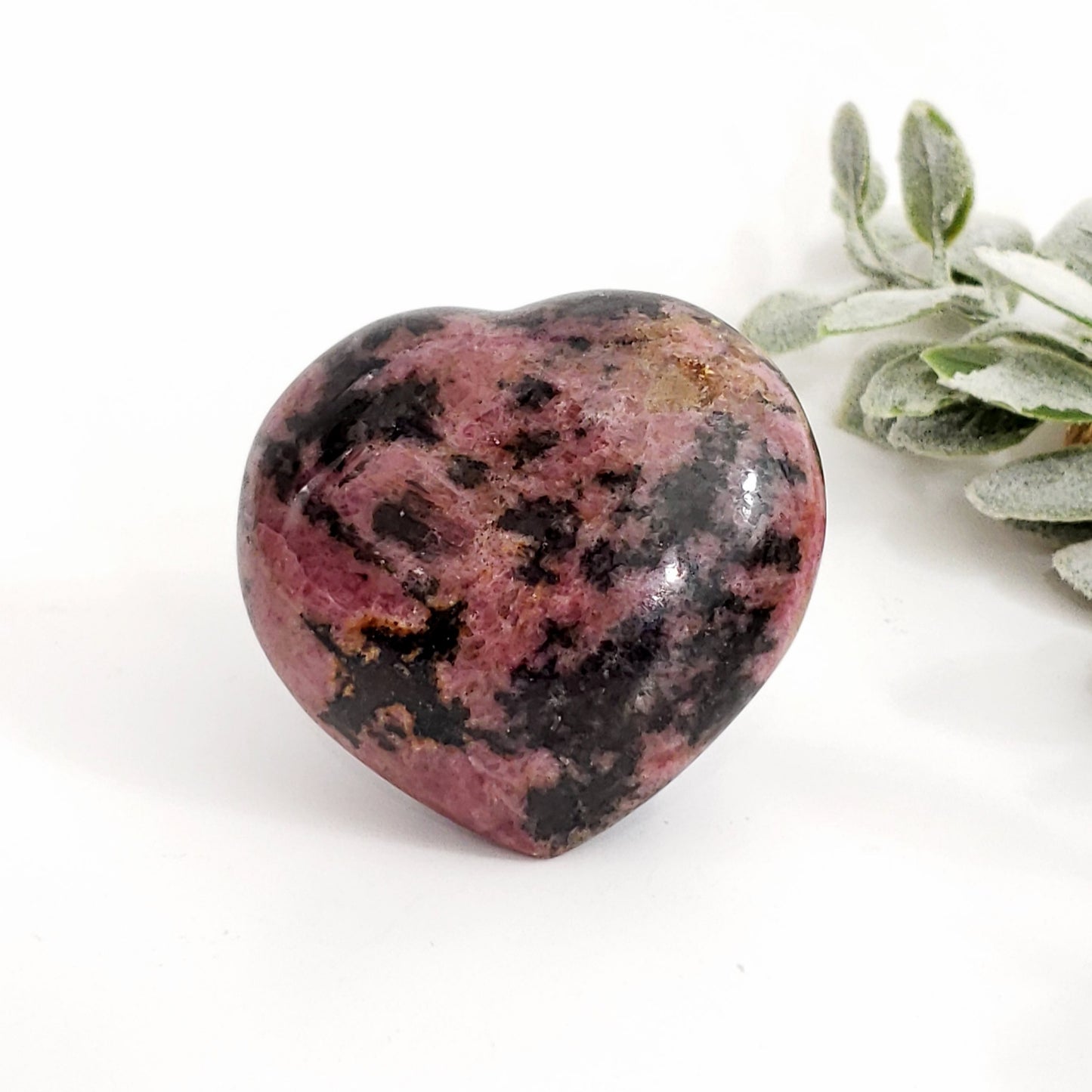 Rhodonite 57mm Heart