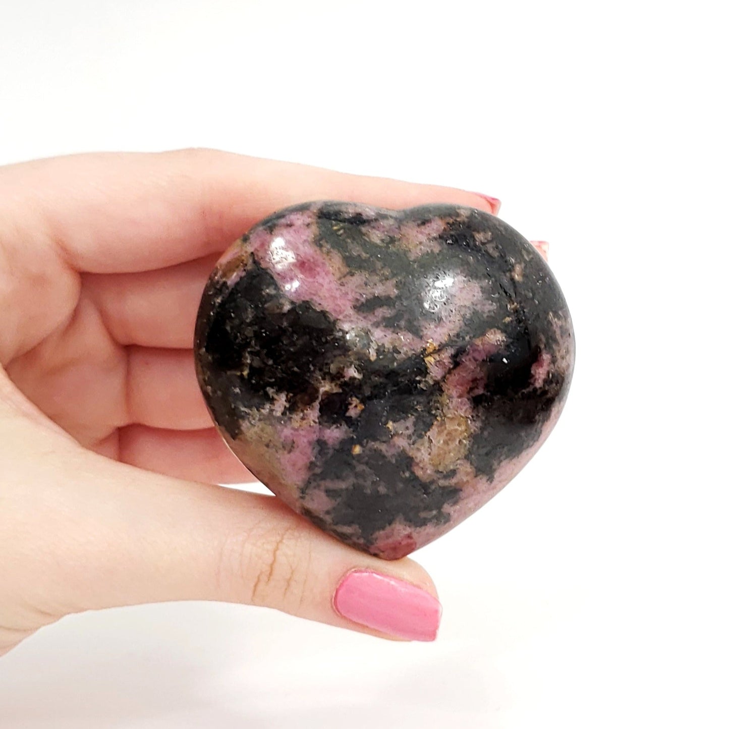 Rhodonite 57mm Heart