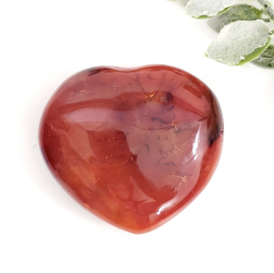 Carnelian Crystal Heart