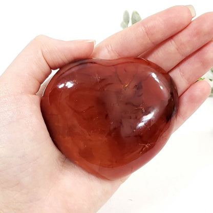 Carnelian Crystal Heart