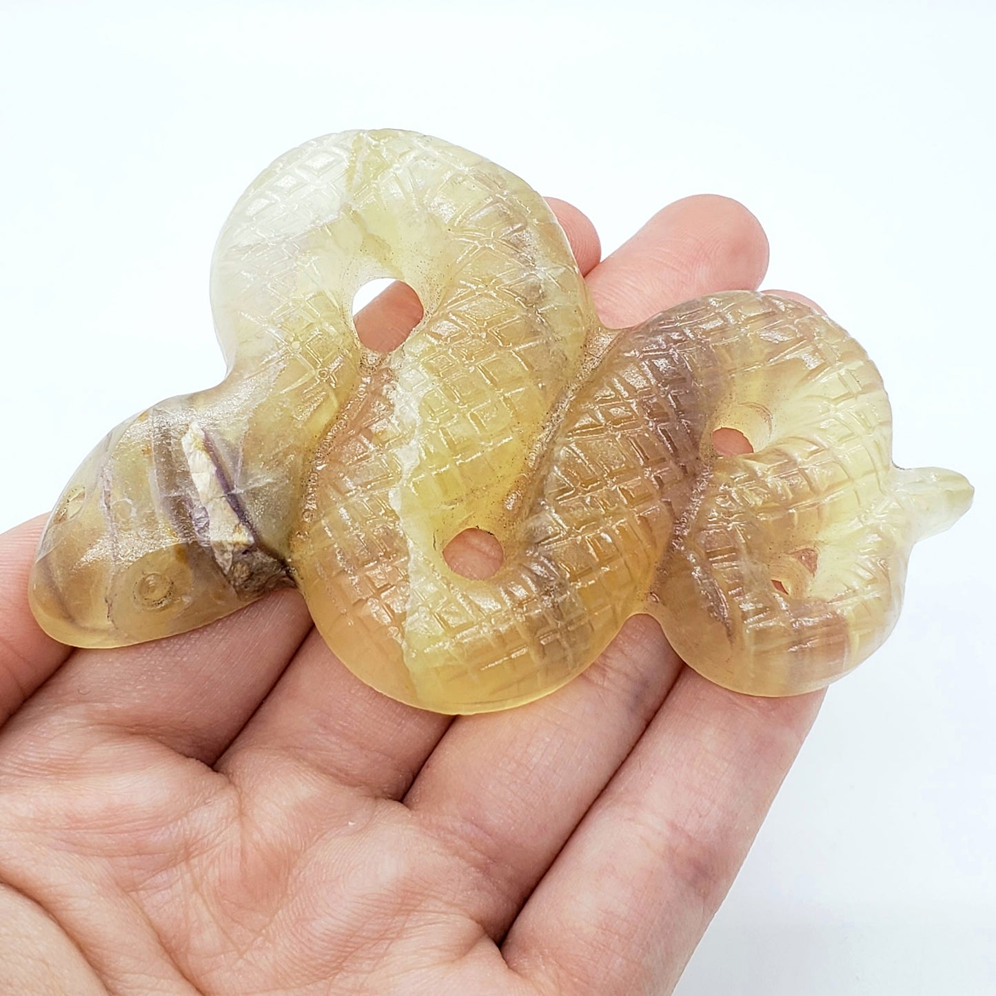 Yellow Fluorite Snakes