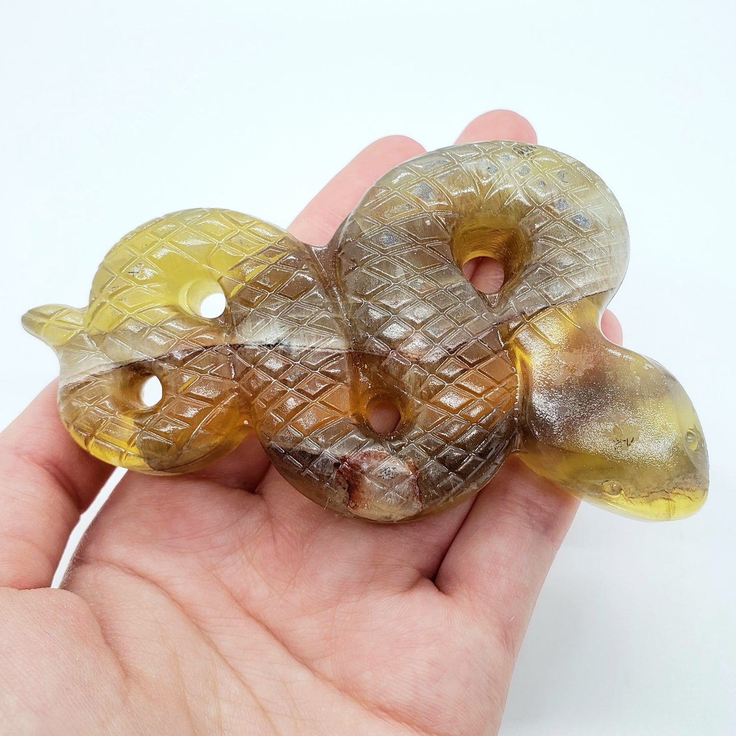 Yellow Fluorite Snakes