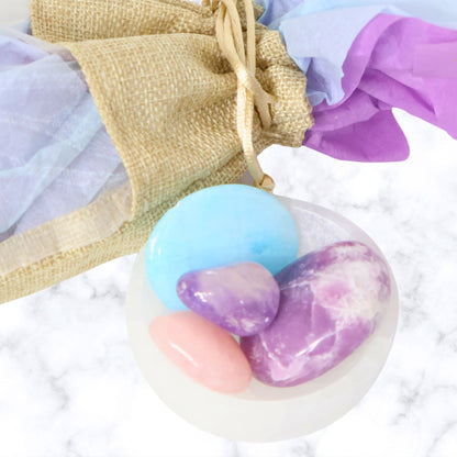 Serenity Stones Deluxe Crystal Set: Embrace Calm and Balance