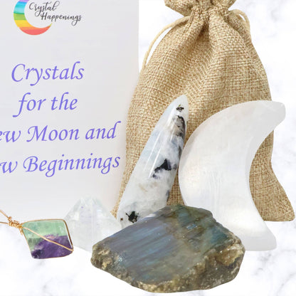 Deluxe Set of Crystals for The New Moon & New Beginnings