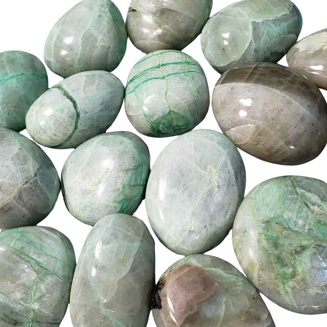 Garnierite Palm Stones