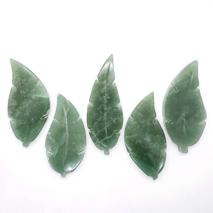 Green Aventurine Leaf