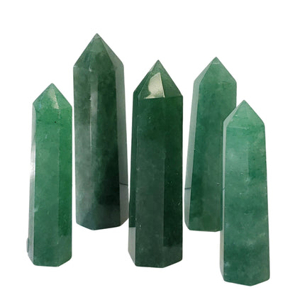 Green Strawberry Quartz Point