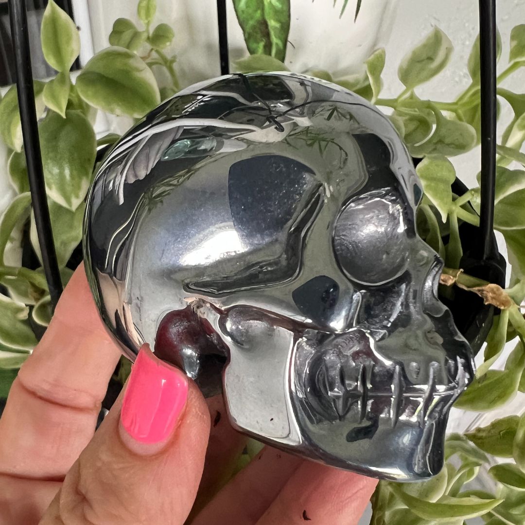 Hematite Crystal Skull