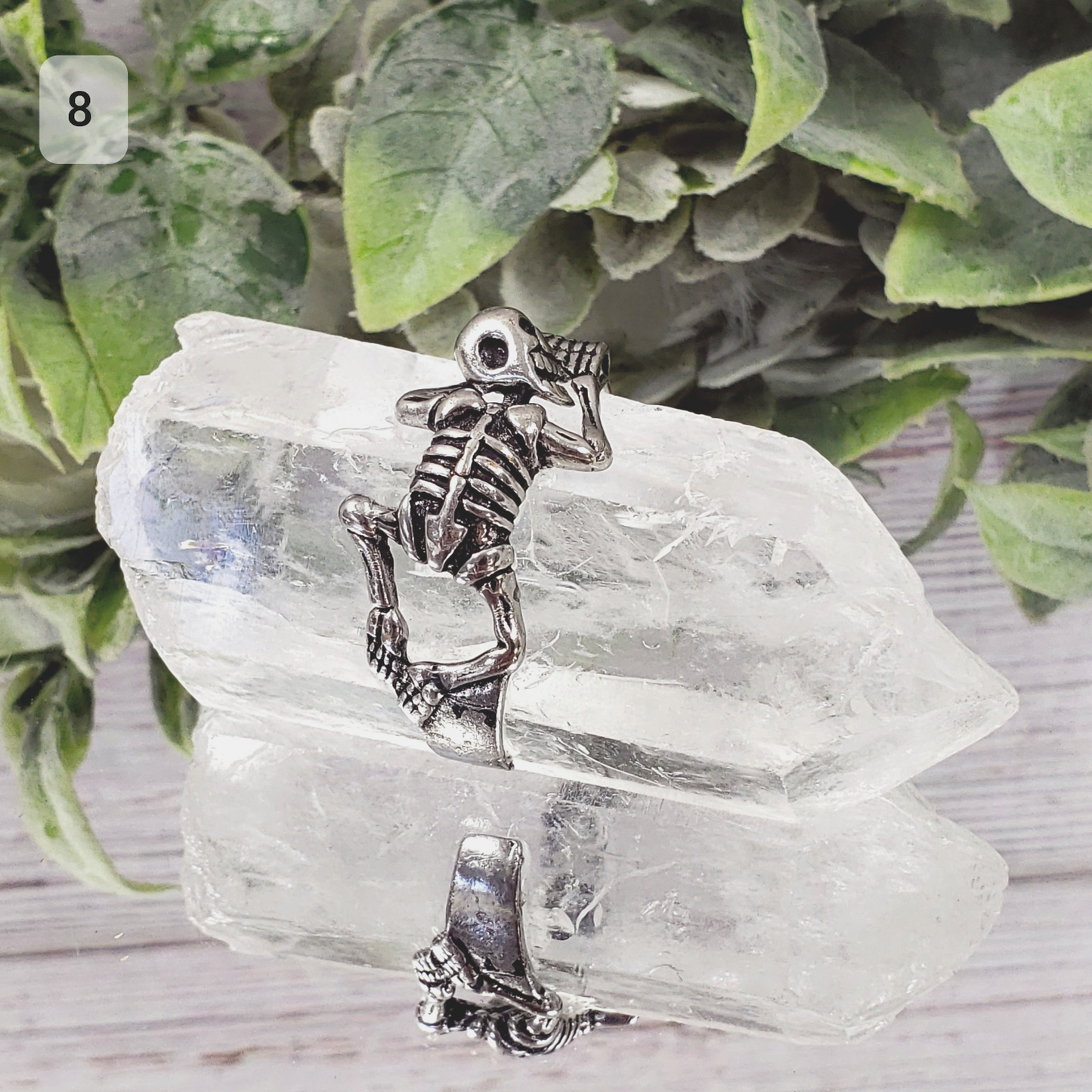 Skeleton Clear Quartz Point - Crystal Happenings