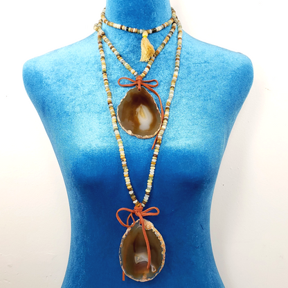 Boho Agate Necklace