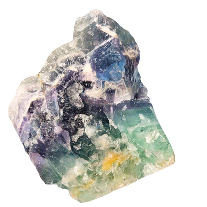 Rainbow Fluorite Specimen with Druzy