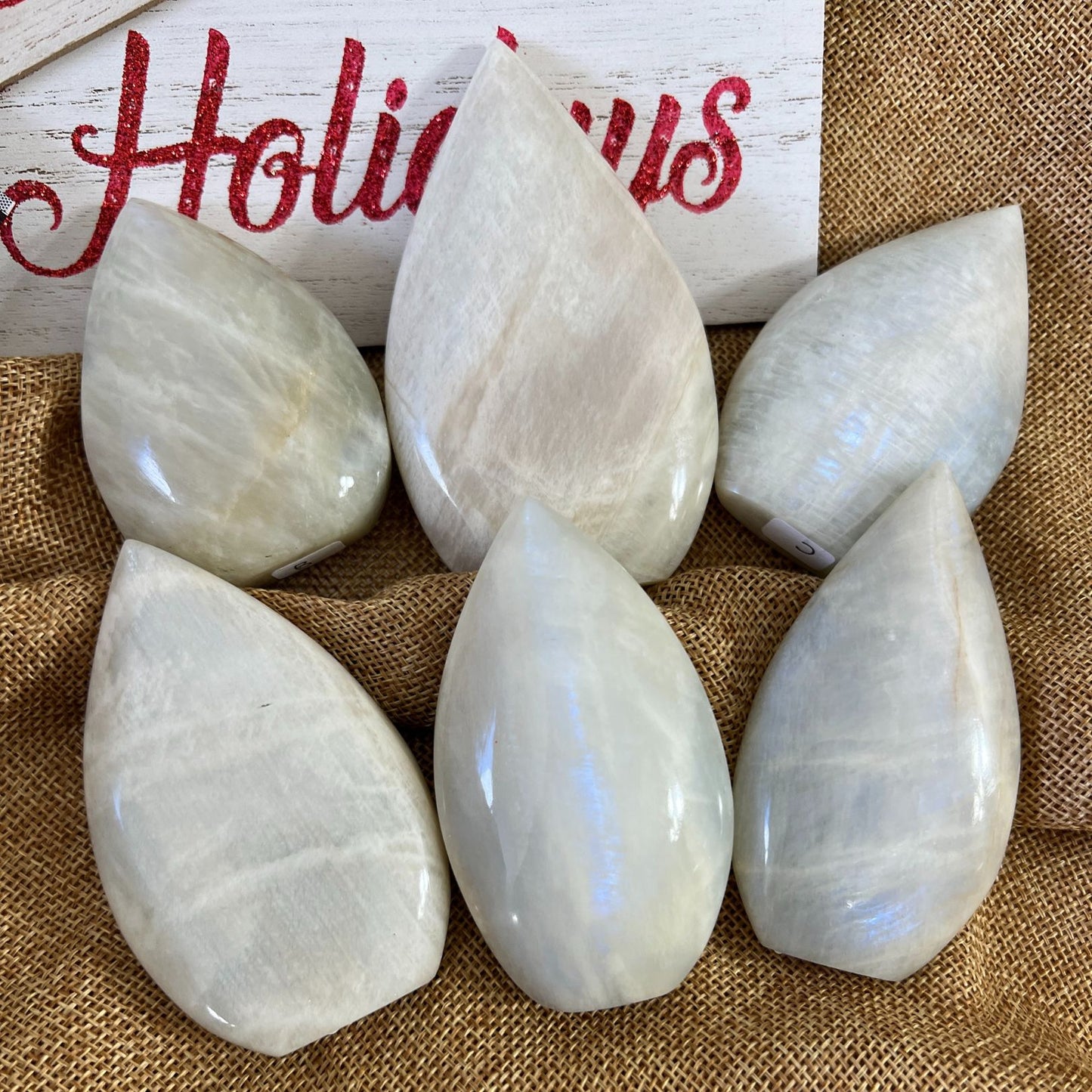 Flashy Blue Moonstone Flames