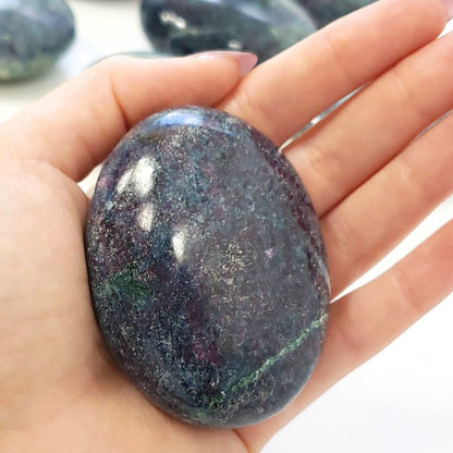 Ruby Fuchsite Kyanite High Grade Palm Stones