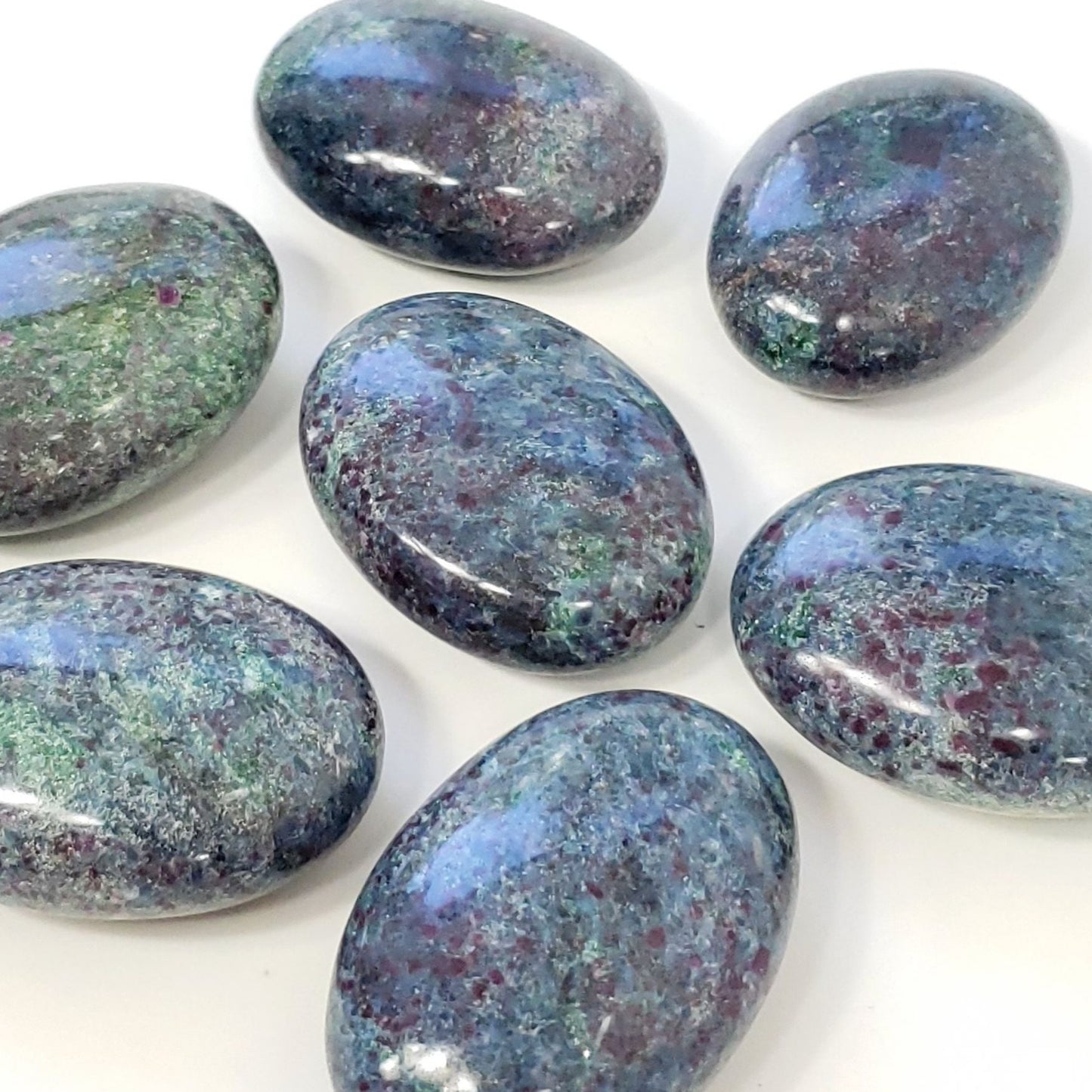 Ruby Fuchsite Kyanite High Grade Palm Stones