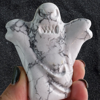 White Howlite Spooky Ghost