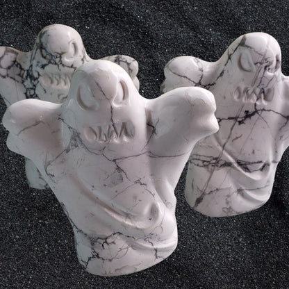 White Howlite Spooky Ghost