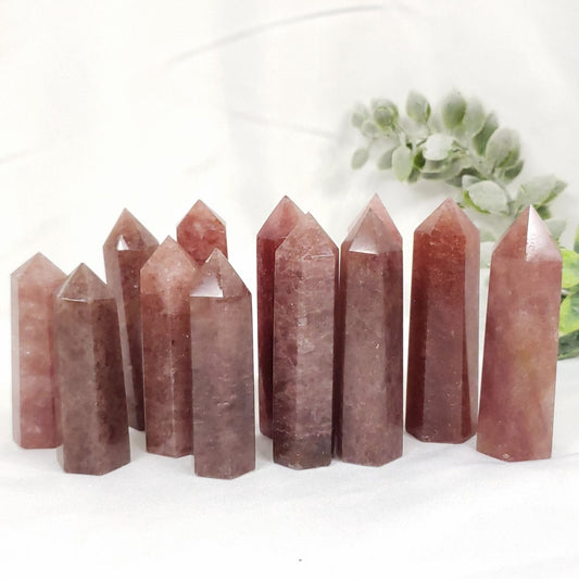 Strawberry Quartz Point