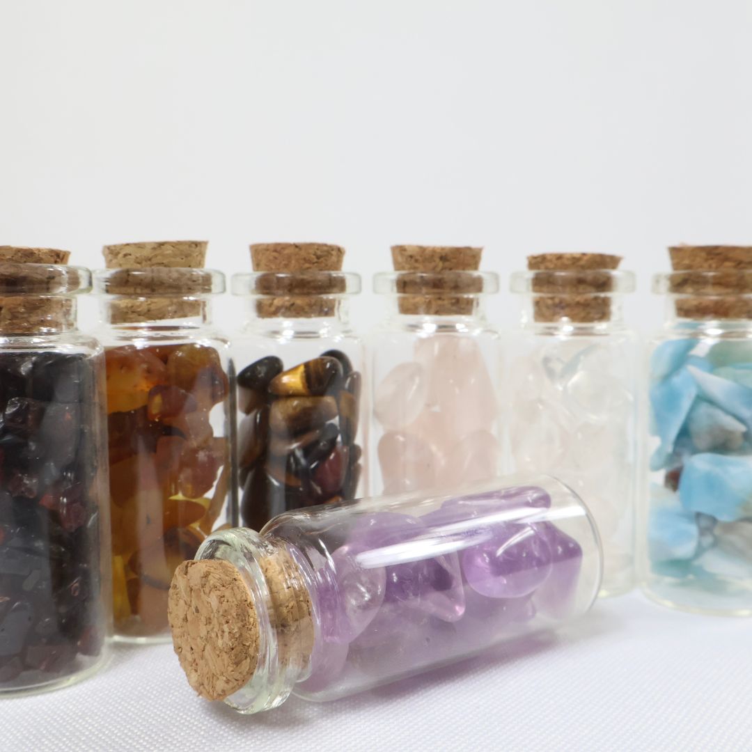 Small Gemstone Jars