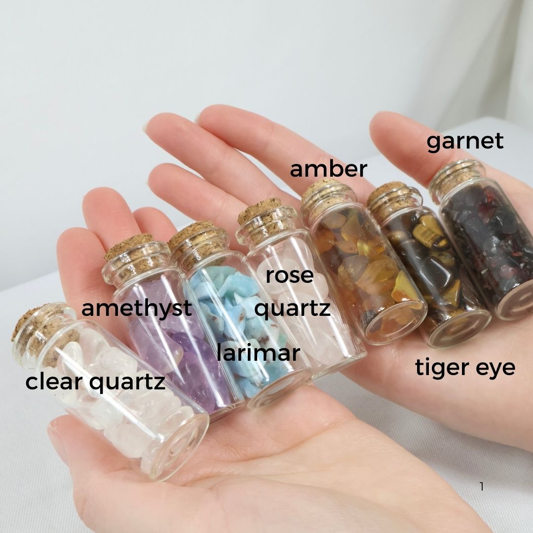 Small Gemstone Jars