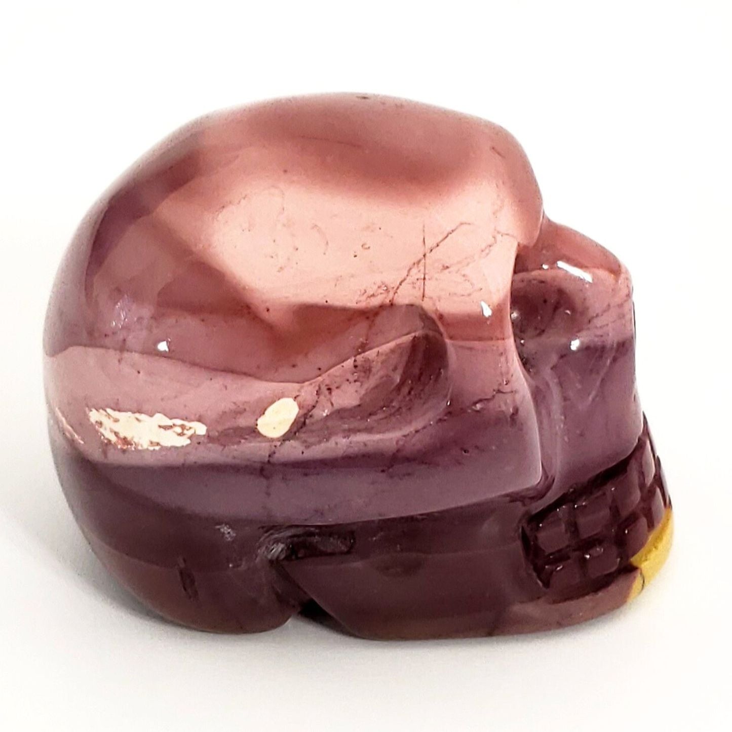 Pink Mookaite Crystal Skull - A Blend of Beauty and Spiritual Power