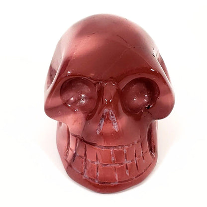 Pink Mookaite Skull – A Harmonious Blend of Elegance and Empowerment