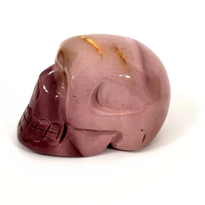 Pink Mookaite Crystal Skull - A Blend of Beauty and Spiritual Power