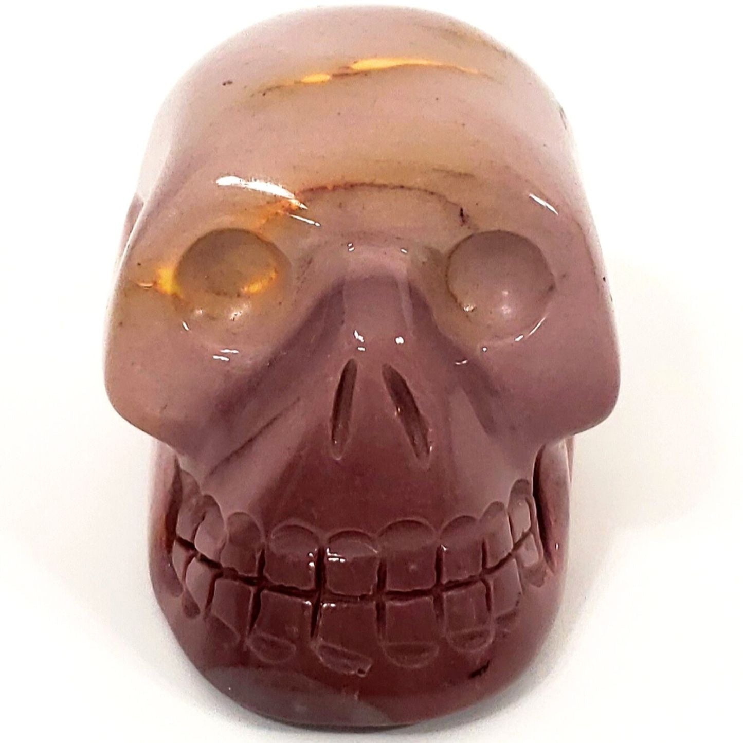 Pink Mookaite Crystal Skull - A Blend of Beauty and Spiritual Power