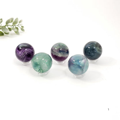 Rainbow Fluorite 35mm Sphere