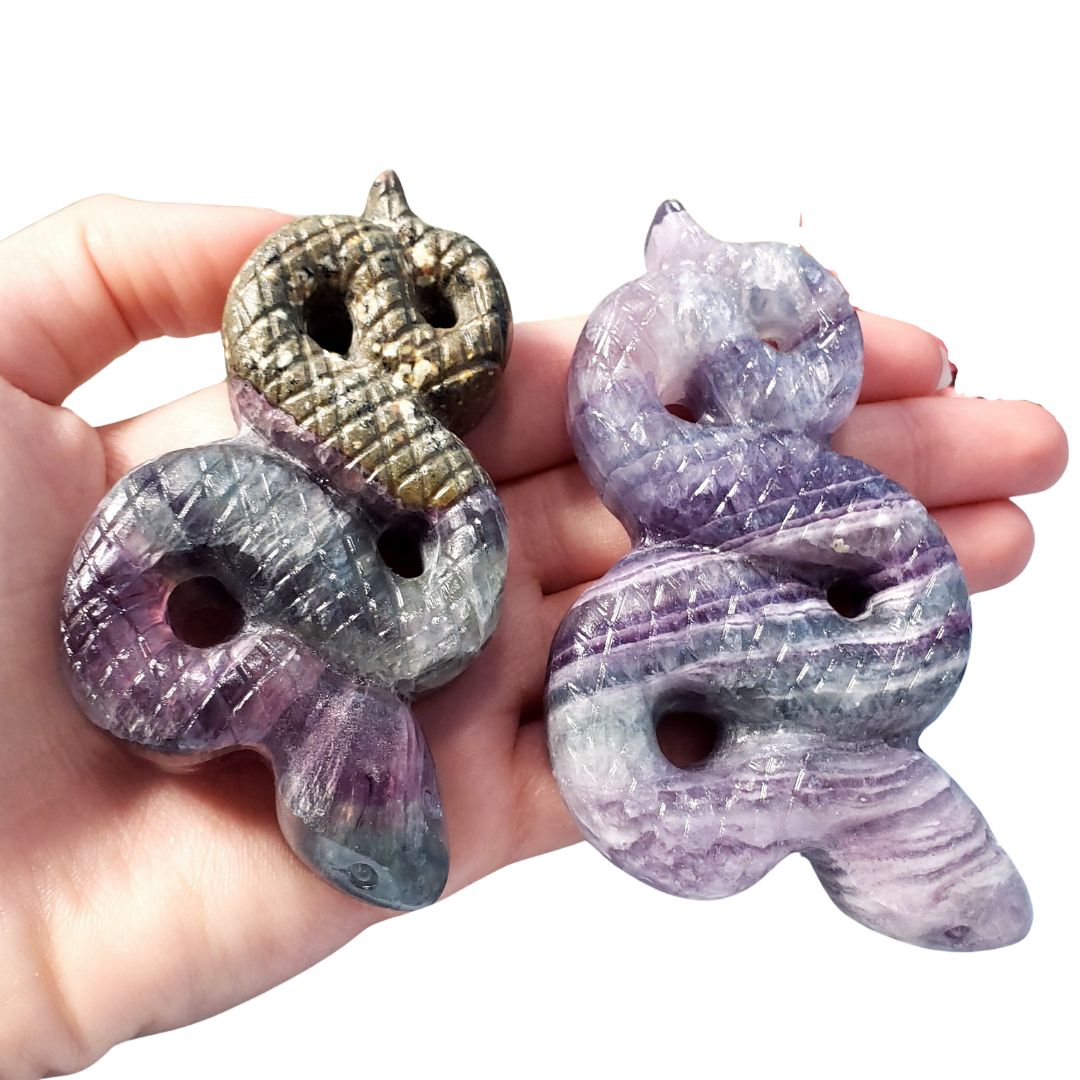 Rainbow Fluorite Snakes