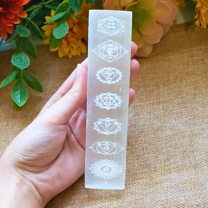 Selenite Chakra Charging Bar