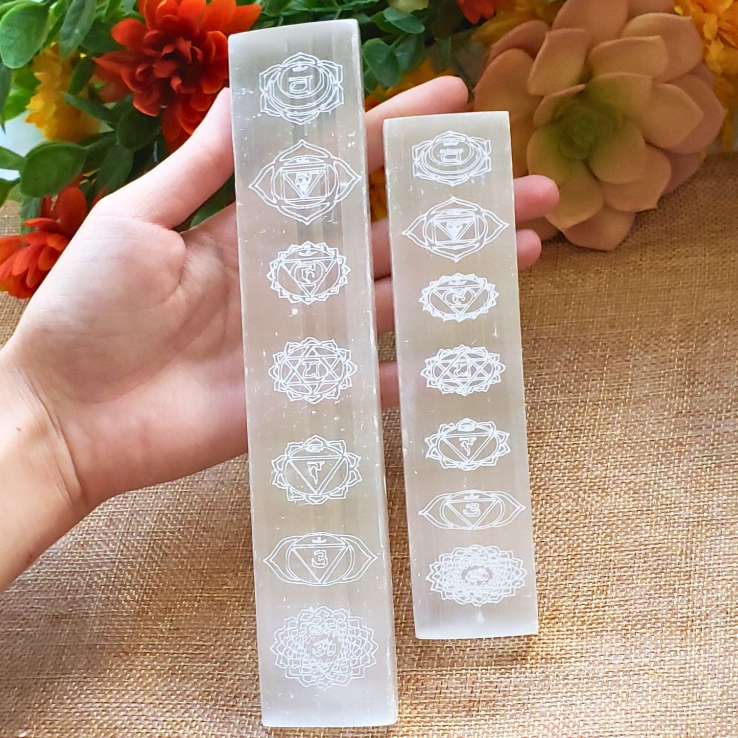 Selenite Chakra Charging Bar