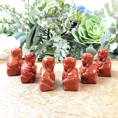 Red Jasper Crystal Buddha - Crystal Happenings