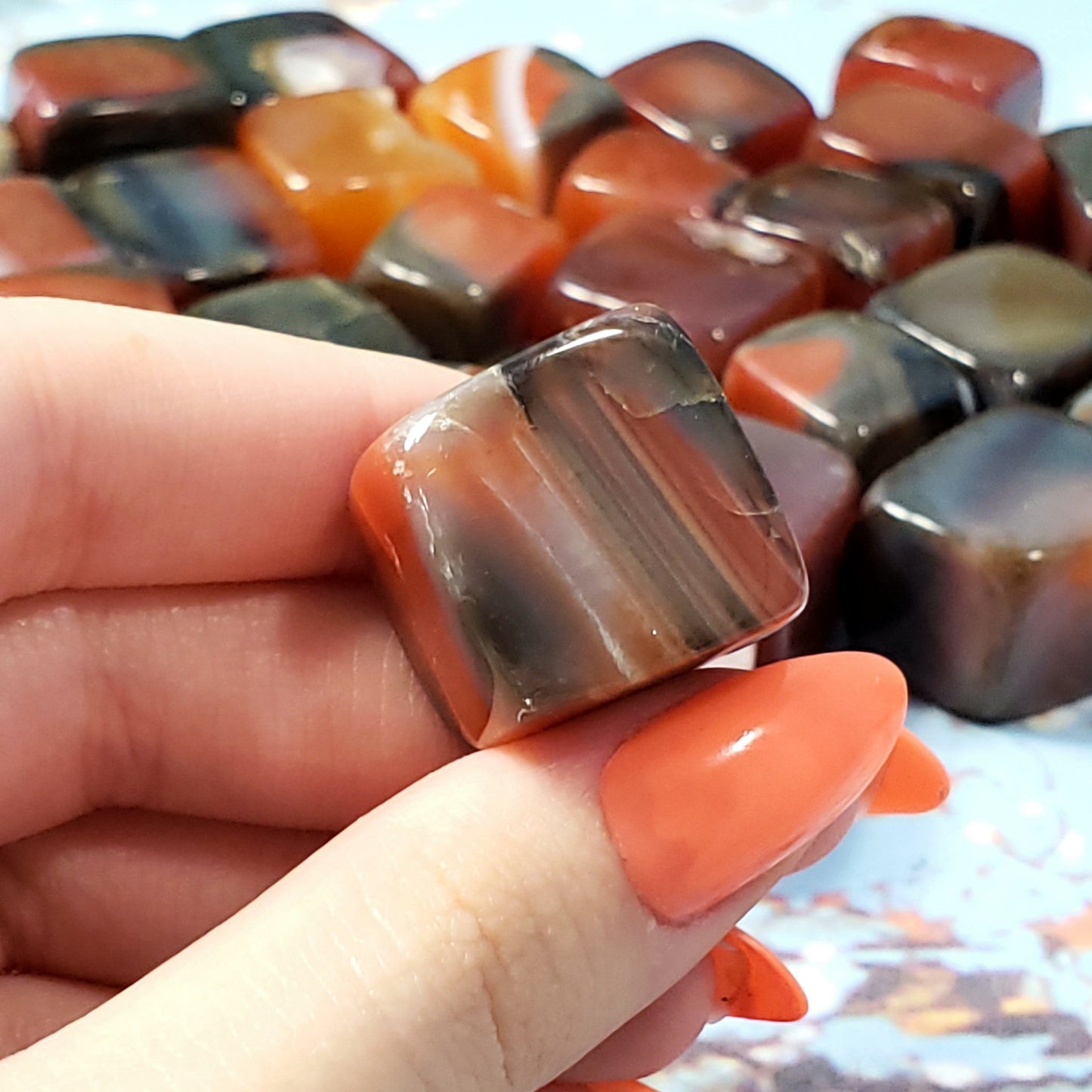 Carnelian Cube - Crystal Happenings