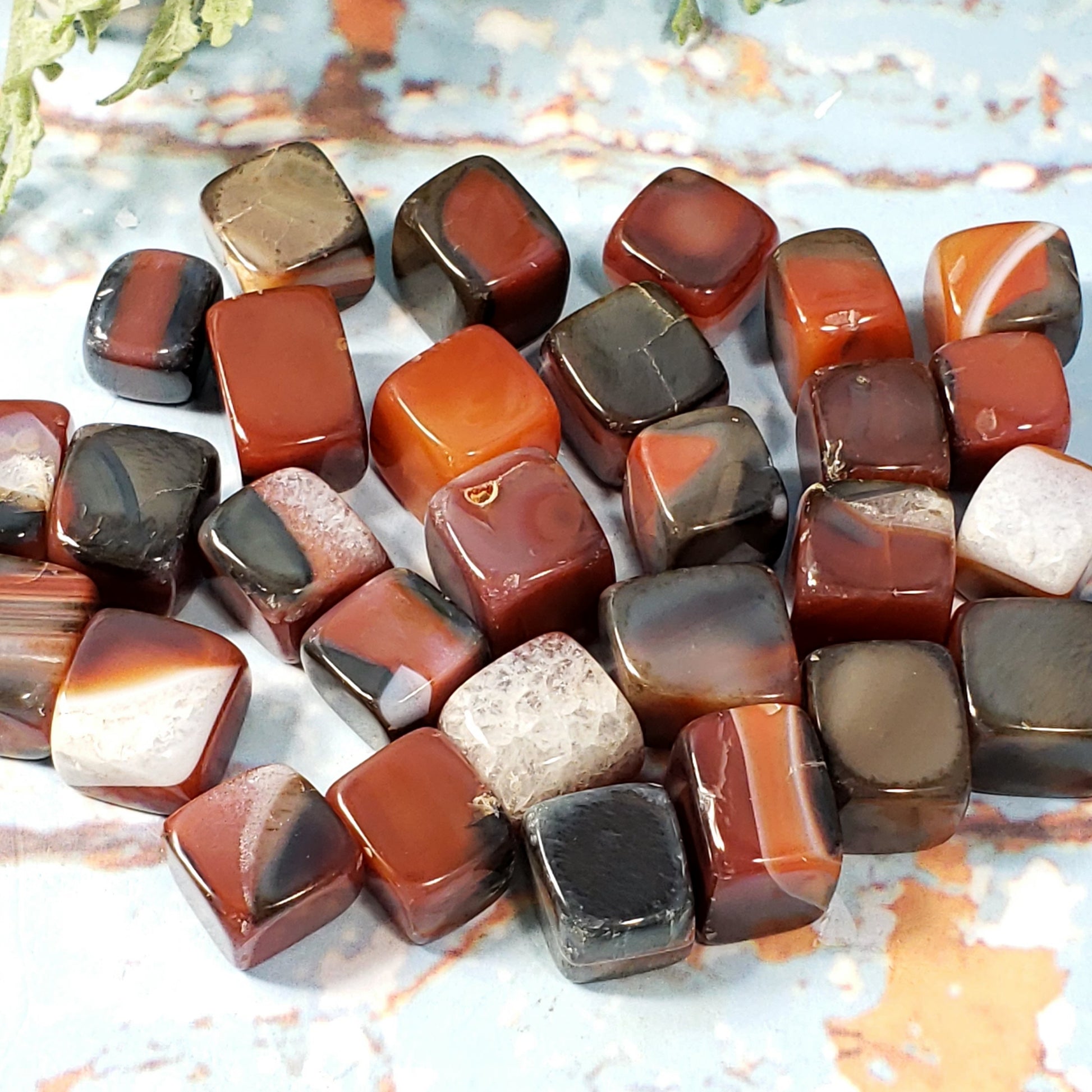 Carnelian Cube - Crystal Happenings