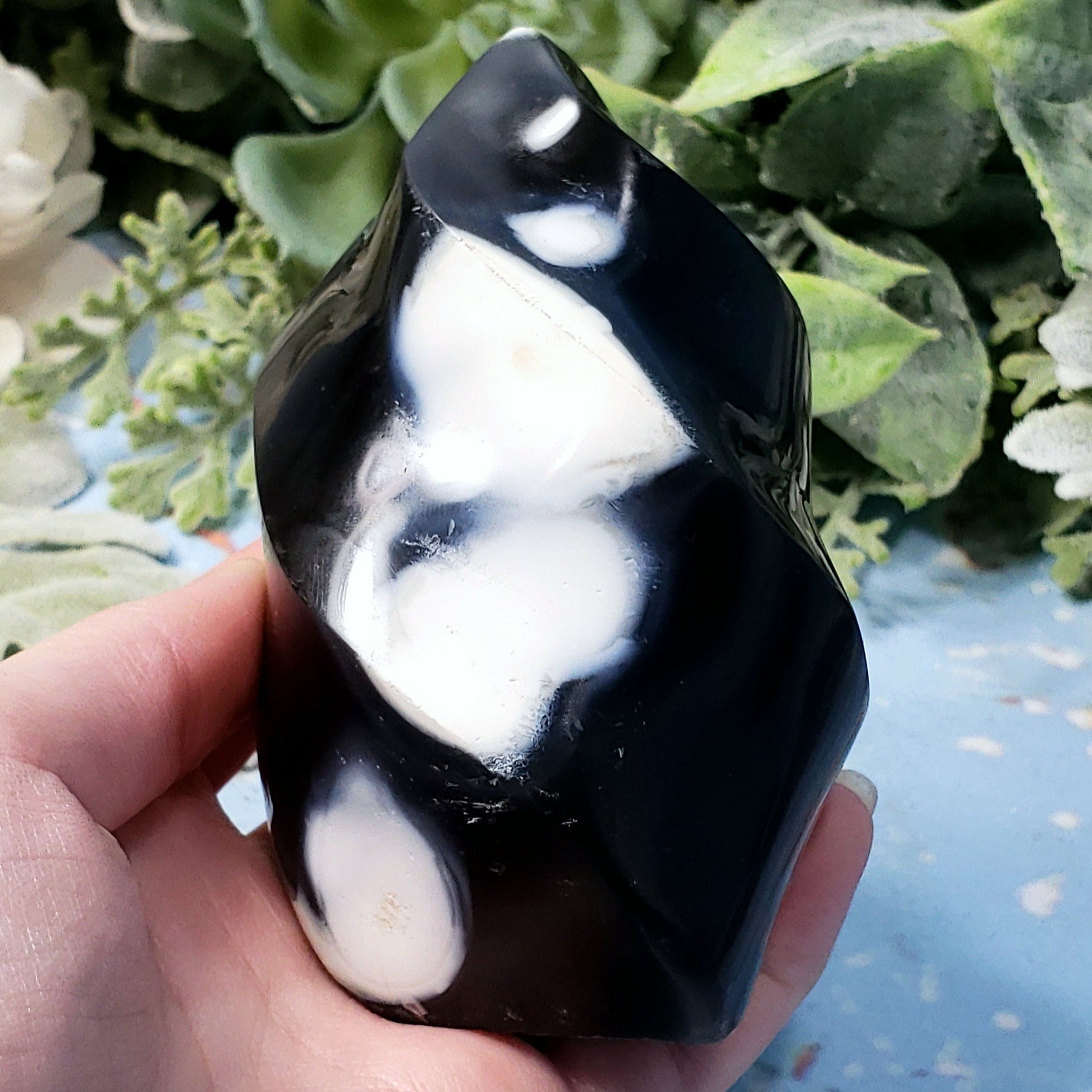 Orca Agate Flame - Crystal Happenings