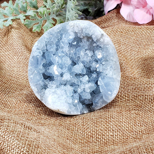 Celestite Sphere - Crystal Happenings