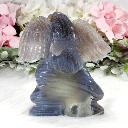 Druzy Agate Eagle VIDEO LISTING - Crystal Happenings