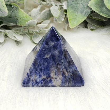 Sodalite Pyramid - Crystal Happenings